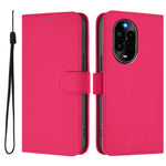 For Huawei nova 13 Pro 5G Case Solid Color Wallet Leather Phone Cover with Strap