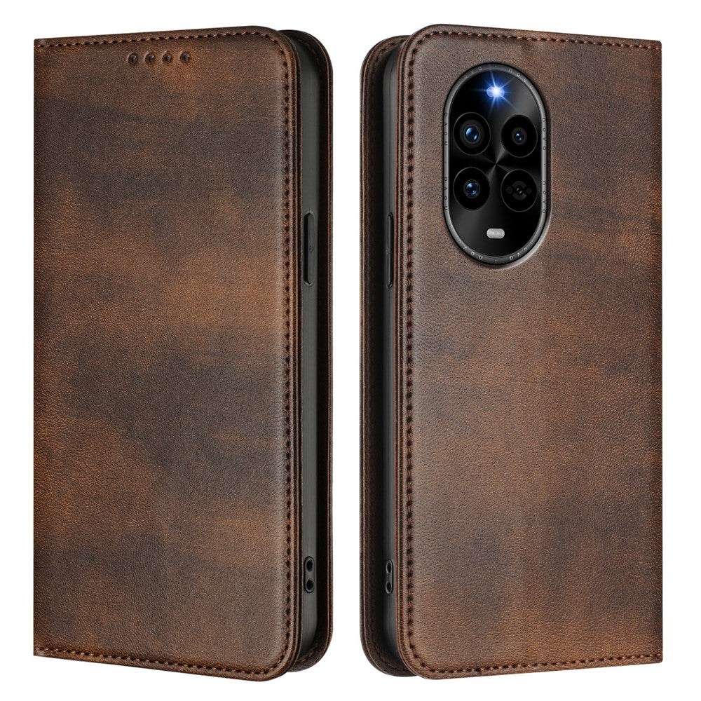 Huawei nova 13 Pro 5G plånboksfodral Retro textur RFID-blockerande lädermobilskal