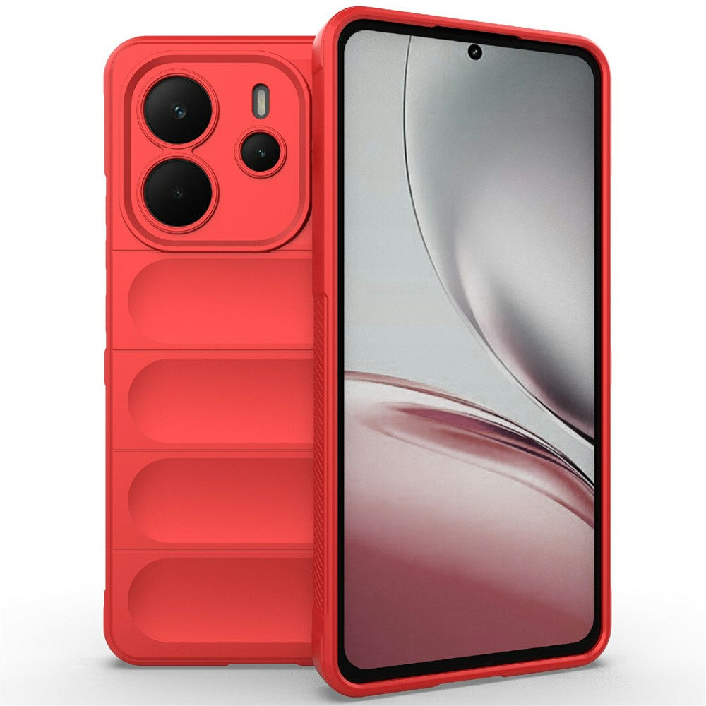 For Xiaomi Redmi Note 14 4G (164.84mm) Case Anti-Drop Soft TPU Rugged Phone Back Cover