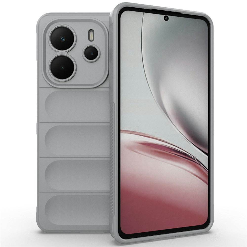 For Xiaomi Redmi Note 14 4G (164.84mm) Case Anti-Drop Soft TPU Rugged Phone Back Cover