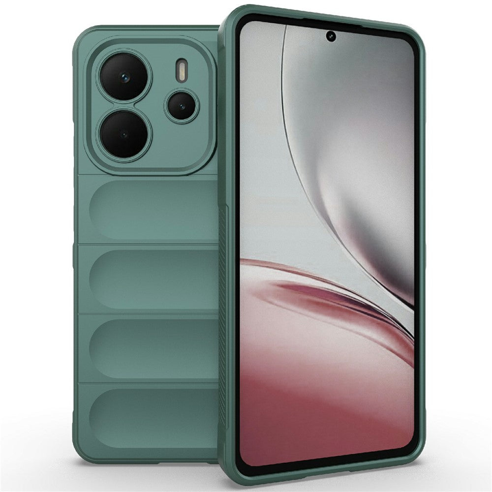 For Xiaomi Redmi Note 14 4G (164.84mm) Case Anti-Drop Soft TPU Rugged Phone Back Cover