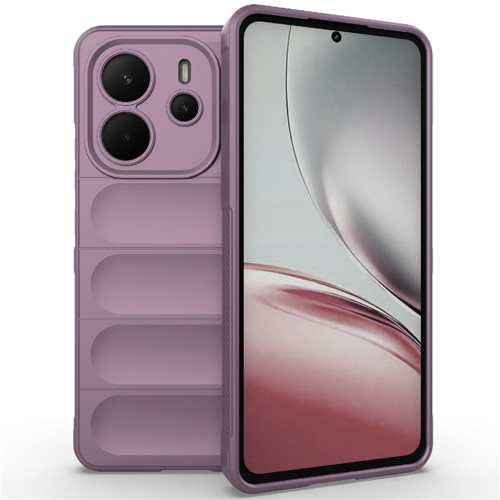 For Xiaomi Redmi Note 14 4G (164.84mm) Case Anti-Drop Soft TPU Rugged Phone Back Cover