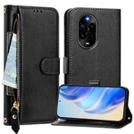 For Huawei nova 13 Pro 5G Case Zipper Pocket Multiple Card Slots Leather Phone Cover