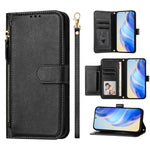 For Huawei nova 13 Pro 5G Case Zipper Pocket Multiple Card Slots Leather Phone Cover