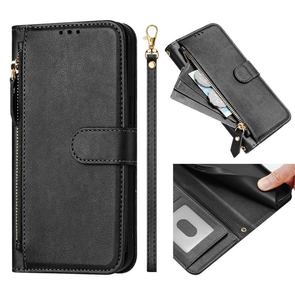 For Huawei nova 13 Pro 5G Case Zipper Pocket Multiple Card Slots Leather Phone Cover