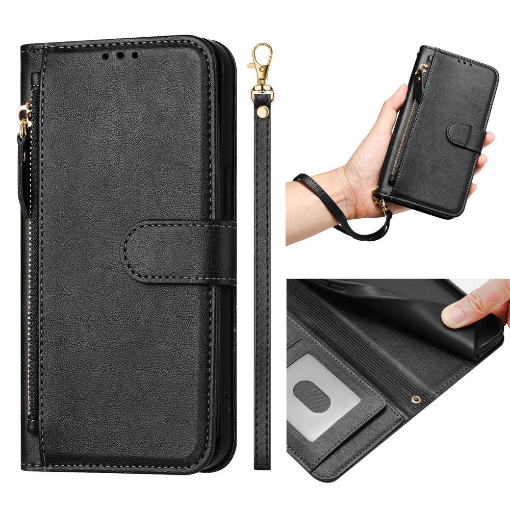 For Huawei nova 13 Pro 5G Case Zipper Pocket Multiple Card Slots Leather Phone Cover