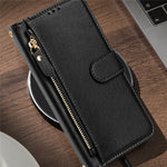 For Huawei nova 13 Pro 5G Case Zipper Pocket Multiple Card Slots Leather Phone Cover