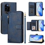 Huawei Nova 13 Pro 5G-skal med dragkedja, flera kortplatser, läderfodral