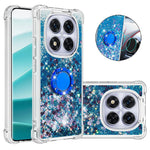 For Xiaomi Redmi Note 14 Pro+ 5G TPU Case with Kickstand Quicksand Shockproof Cover