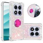 For Xiaomi Redmi Note 14 Pro+ 5G TPU Case with Kickstand Quicksand Shockproof Cover