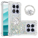For Xiaomi Redmi Note 14 Pro 5G TPU Case with Kickstand Quicksand Shockproof Cover