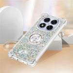 For Xiaomi Redmi Note 14 Pro 5G TPU Case with Kickstand Quicksand Shockproof Cover