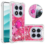 For Xiaomi Redmi Note 14 Pro 5G TPU Case with Kickstand Quicksand Shockproof Cover