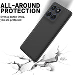 Til Motorola Edge 60 5G / 60 Fusion 5G flydende silikone etui telefon bagcover med håndstrop