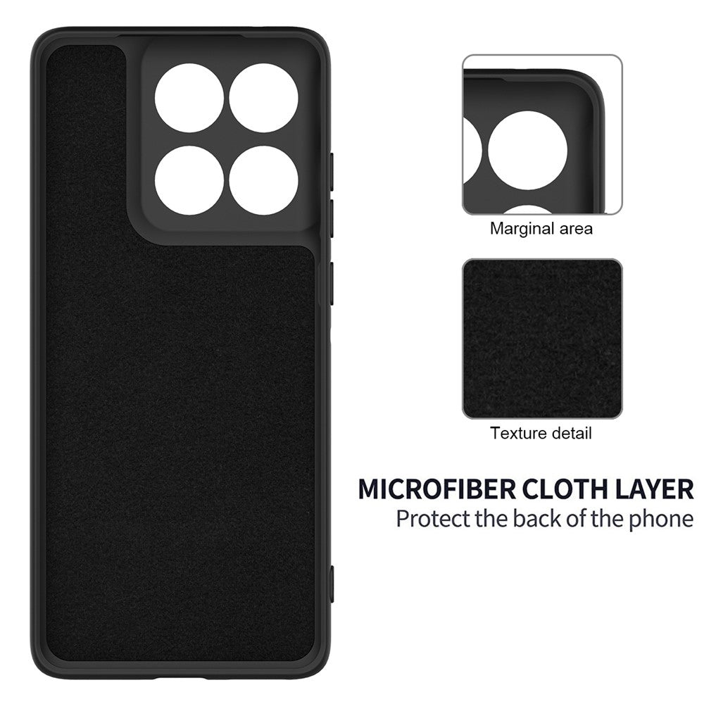 Til Motorola Edge 60 5G / 60 Fusion 5G flydende silikone etui telefon bagcover med håndstrop