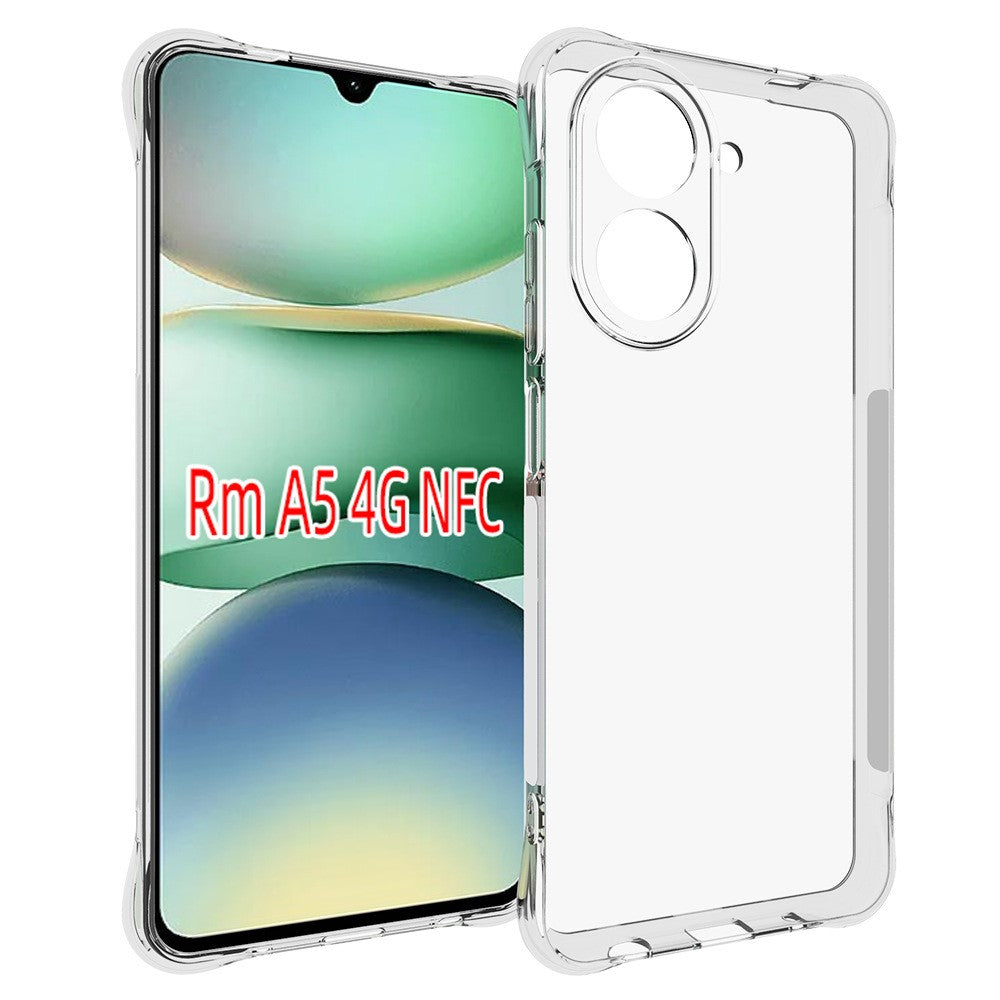 WANLONFENG WL-seriens 2,0 mm TPU-mobilcover med hærdet glasfilm til Xiaomi Redmi A5 NFC (EU) (173,45 mm)