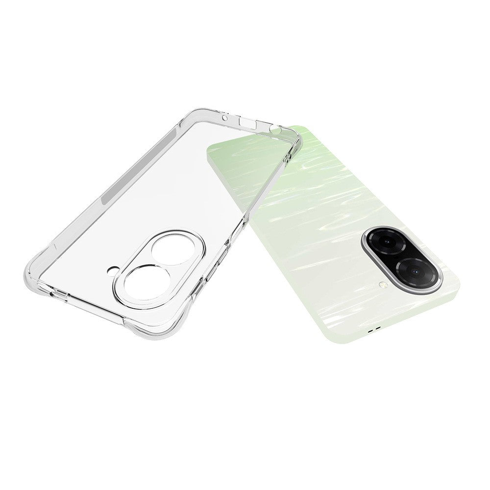 WANLONFENG WL-seriens 2,0 mm TPU-mobilcover med hærdet glasfilm til Xiaomi Redmi A5 NFC (EU) (173,45 mm)