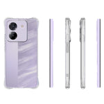 WANLONFENG For Xiaomi Poco M7 Pro 5G TPU Case  WL2 Series 2.0mm Phone Cover with 2Pcs Tempered Glass Films