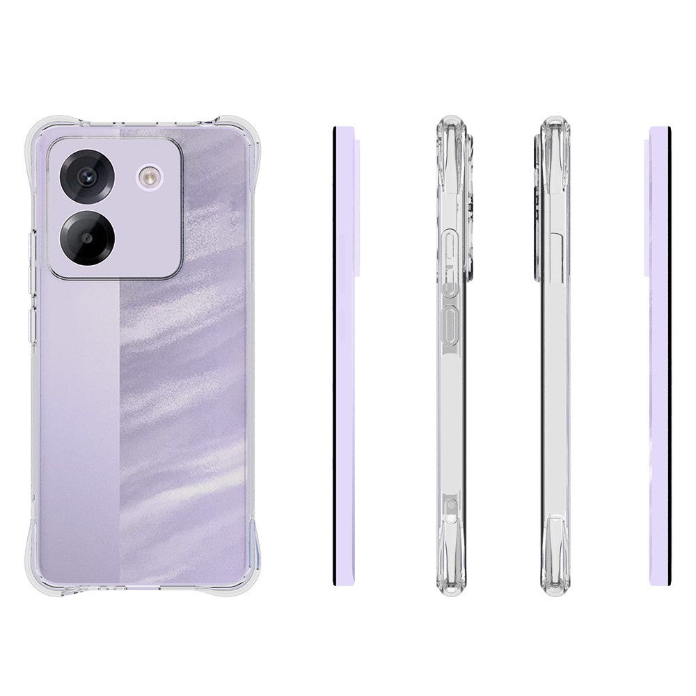 WANLONFENG For Xiaomi Poco M7 Pro 5G TPU Case  WL2 Series 2.0mm Phone Cover with 2Pcs Tempered Glass Films