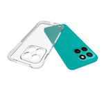 WANLONFENG For Honor X8c 4G TPU Case  WL2 Series 2.0mm Phone Cover with 2Pcs Tempered Glass Films