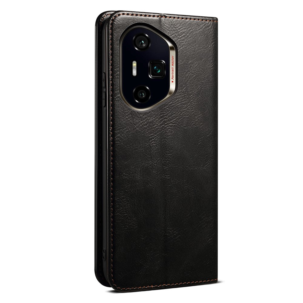 For Honor 400 Pro 5G (Global) Case Crazy Horse Texture Waxy Leather Wallet Stand Phone Cover