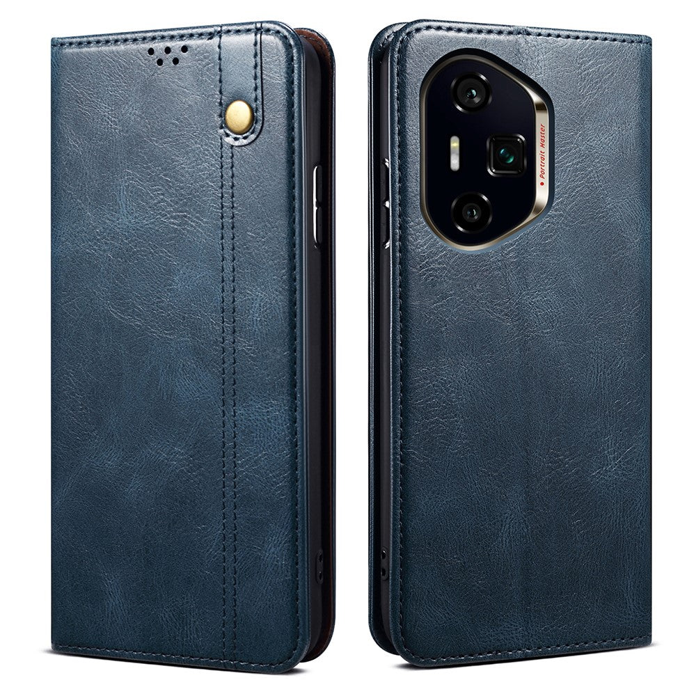 For Honor 400 Pro 5G (Global) Case Crazy Horse Texture Waxy Leather Wallet Stand Phone Cover
