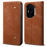 For Honor 400 Pro 5G (Global) Cover Jeans Stof Tekstur Anti-ridse Læder Stander Telefon Cover