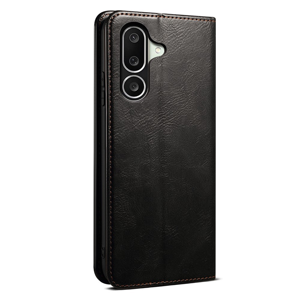 For Samsung Galaxy M56 5G Case Crazy Horse Texture Waxy Leather Wallet Stand Phone Cover