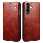 For Samsung Galaxy M56 5G Case Crazy Horse Texture Waxy Leather Wallet Stand Phone Cover