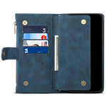ESEBLE Star Series For Samsung Galaxy M56 5G Case Zipper Wallet Leather Stand Phone Cover with Wrist Strap