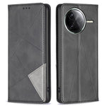 Läderfodral för Xiaomi Redmi K80 Pro 5G / K80 5G / Poco F7 Pro 5G / F7 Ultra 5G Kortplatser Geometri Avtryck mobilskal
