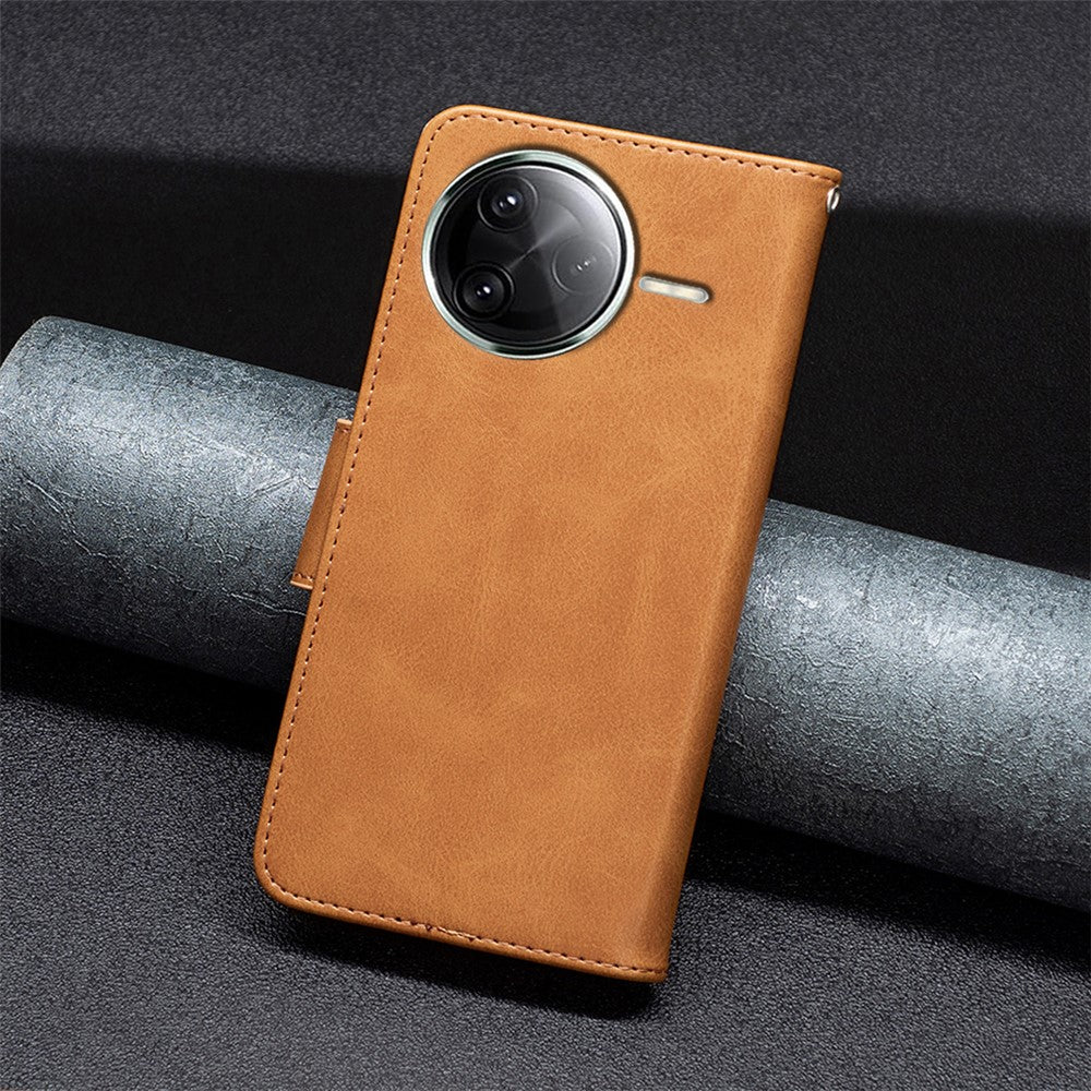 mobilskal till Xiaomi Redmi K80 Pro 5G / K80 5G / Poco F7 Pro 5G / F7 Ultra 5G stötsäkert PU-läderfodral med plånbokskortsfack