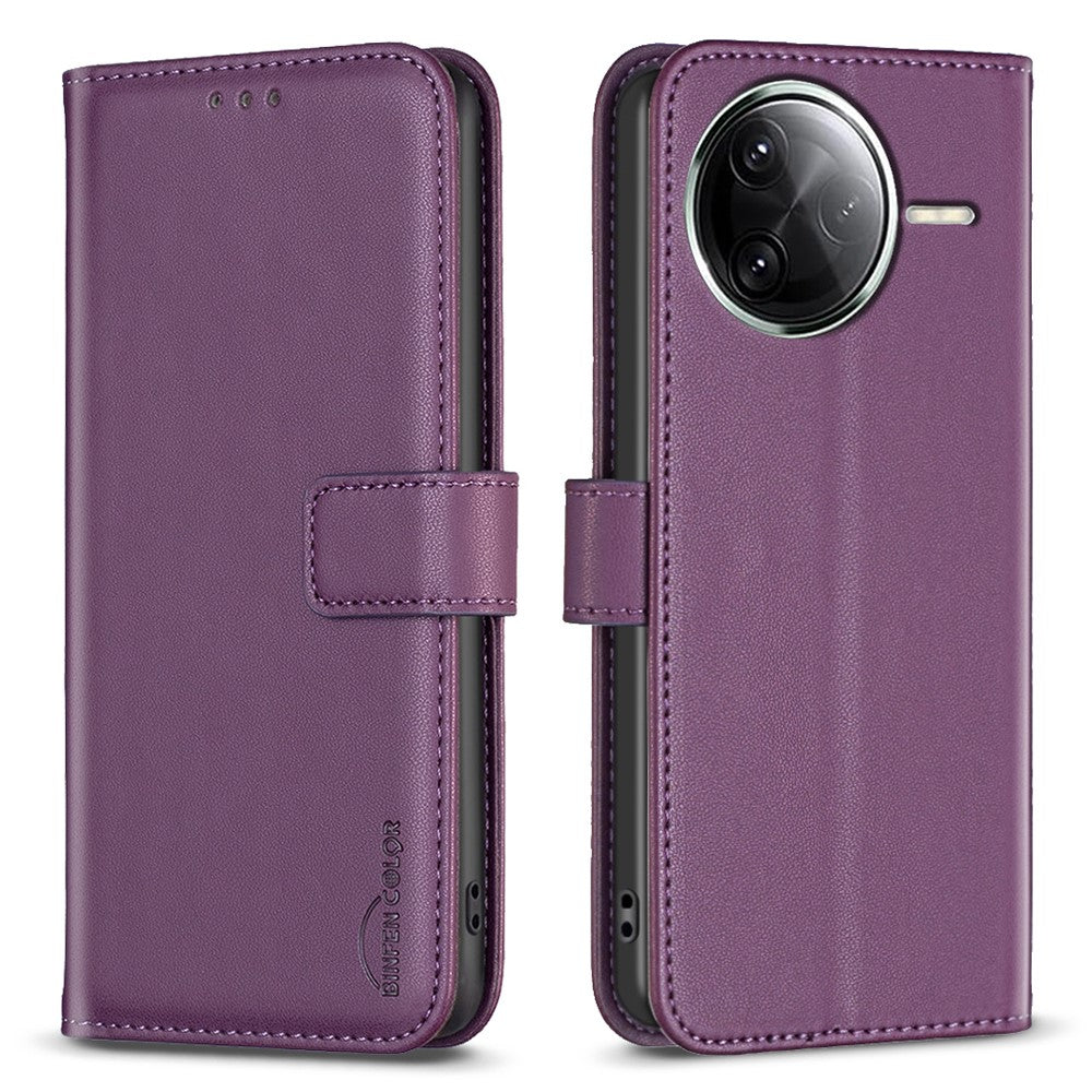 BINFEN COLOR BF17 Wallet Case For Xiaomi Redmi K80 Pro 5G  /  K80 5G  /  Poco F7 Pro 5G  /  F7 Ultra 5G Folio Flip Leather Cover