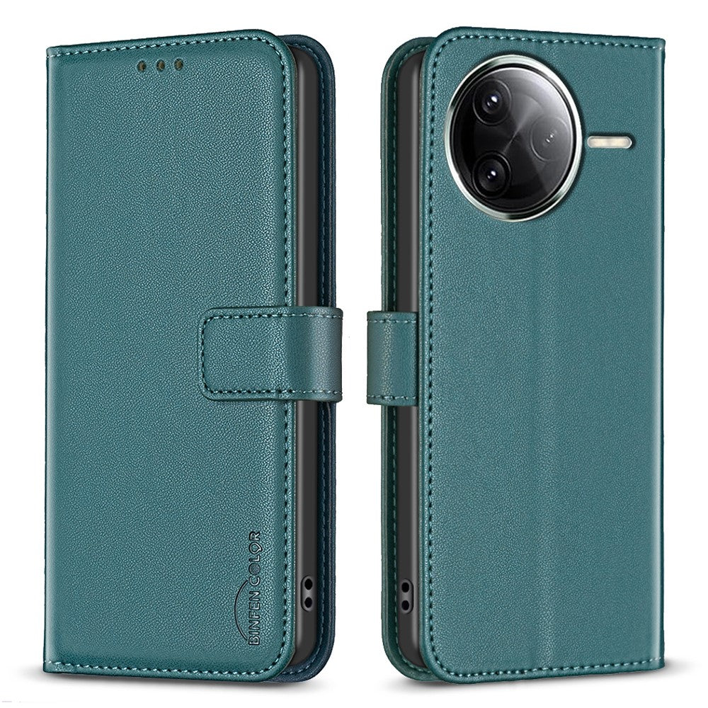 BINFEN COLOR BF17 Wallet Case For Xiaomi Redmi K80 Pro 5G  /  K80 5G  /  Poco F7 Pro 5G  /  F7 Ultra 5G Folio Flip Leather Cover