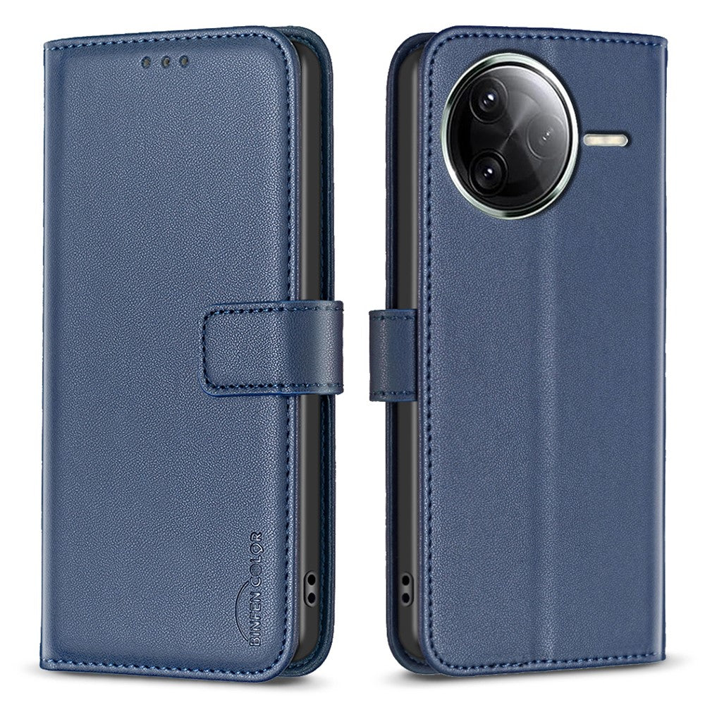 BINFEN COLOR BF17 Wallet Case For Xiaomi Redmi K80 Pro 5G  /  K80 5G  /  Poco F7 Pro 5G  /  F7 Ultra 5G Folio Flip Leather Cover