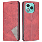 For Honor 400 Lite 5G Case Card Slots Geometry Imprint Leather Phone Cover