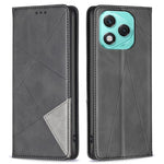 For Honor 400 Lite 5G Case Card Slots Geometry Imprint Leather Phone Cover