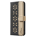 BINFEN COLOR BF36 For Honor 400 Lite 5G Leather Case Floral Pattern Phone Cover RFID Blocking Wallet Stand
