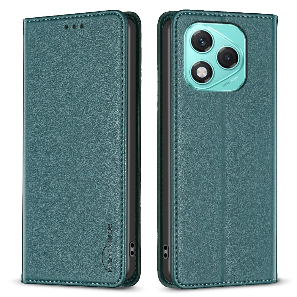 BINFEN COLOR BF18 For Honor 400 Lite 5G Leather Case Card Slots Phone Cover