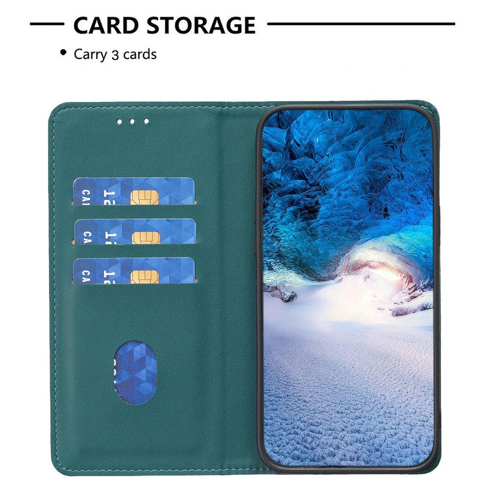 BINFEN COLOR BF18 For Honor 400 Lite 5G Leather Case Card Slots Phone Cover