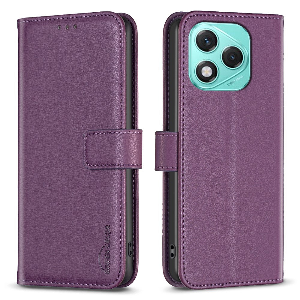 BINFEN COLOR BF17 For Honor 400 Lite 5G Case Wallet Folio Flip Leather Cover