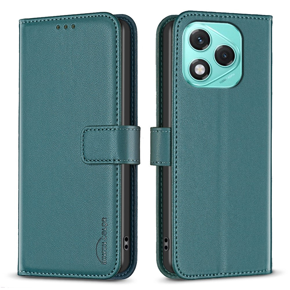 BINFEN COLOR BF17 For Honor 400 Lite 5G Case Wallet Folio Flip Leather Cover