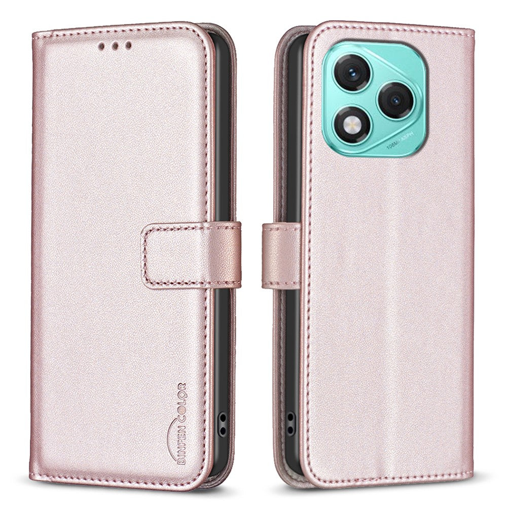 BINFEN COLOR BF17 For Honor 400 Lite 5G Case Wallet Folio Flip Leather Cover