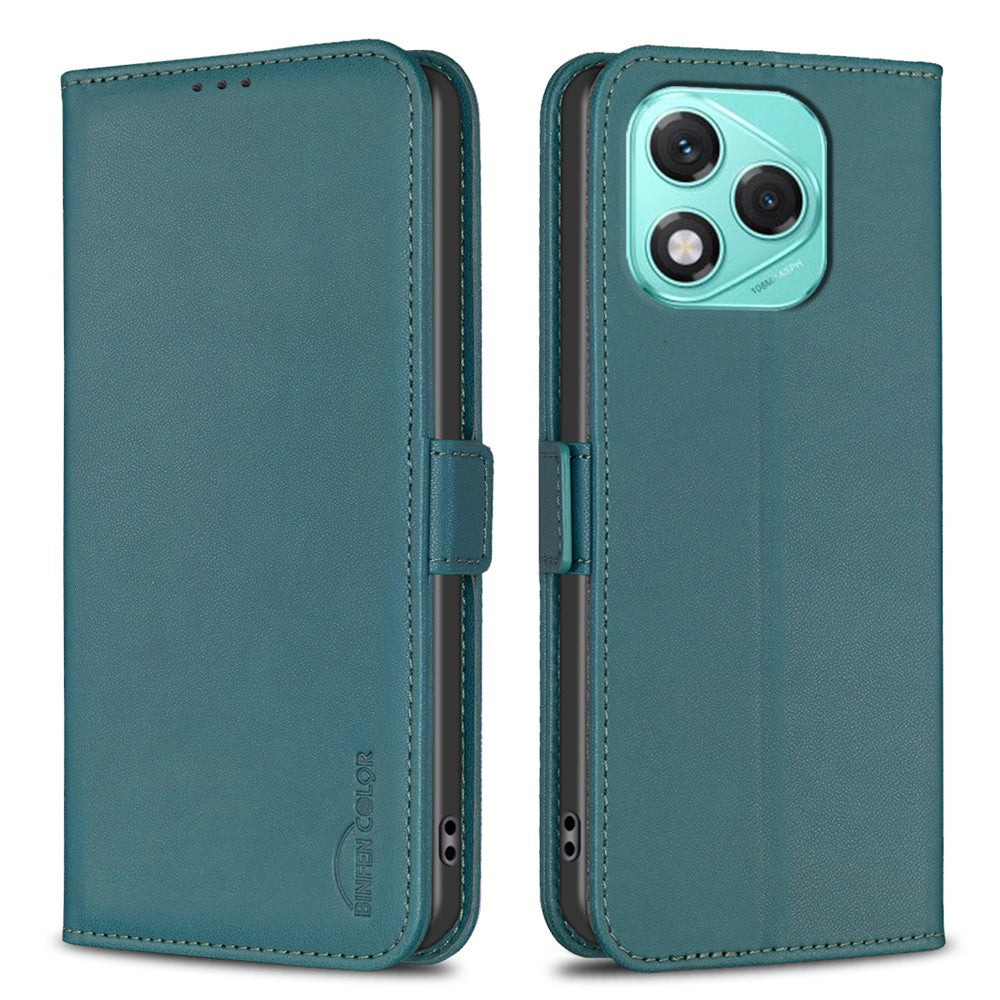 BINFEN COLOR BF31 For Honor 400 Lite 5G Case PU Leather Flip Folio Phone Wallet Cover