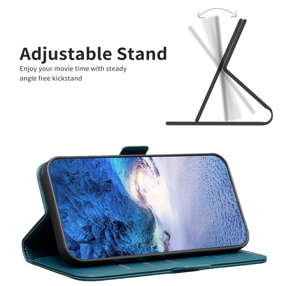 BINFEN COLOR BF31 For Honor 400 Lite 5G Case PU Leather Flip Folio Phone Wallet Cover