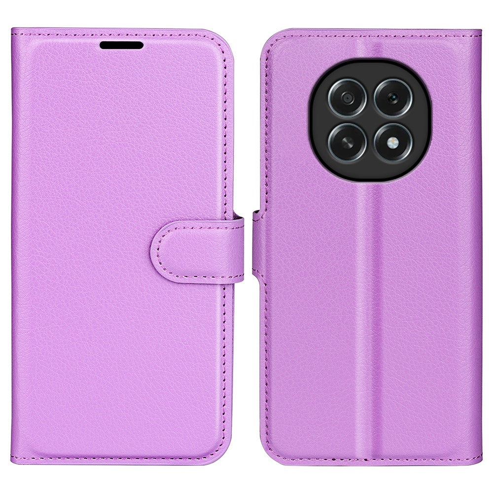 For Oppo F29 5G Case Litchi Texture Shockproof Leather Wallet Phone Cover