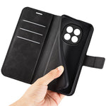 For Oppo F29 5G Stand Case Anti-Scratch Calf Texture Leather Phone Cover