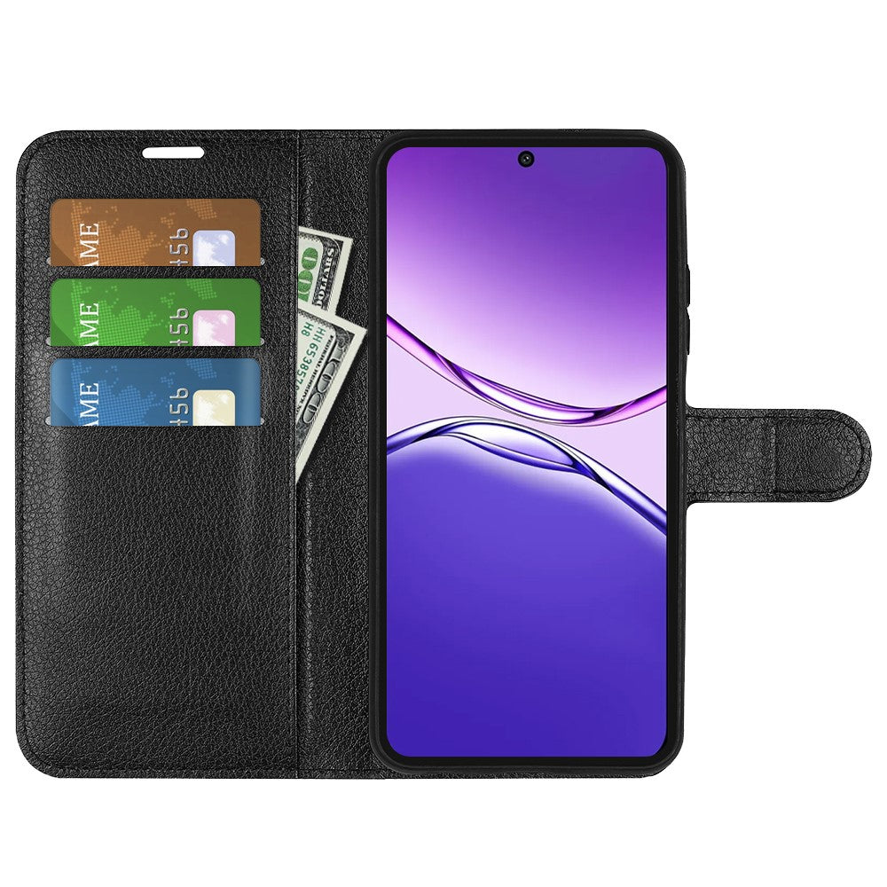 For Oppo F29 Pro 5G Case Litchi Texture Shockproof Leather Wallet Phone Cover