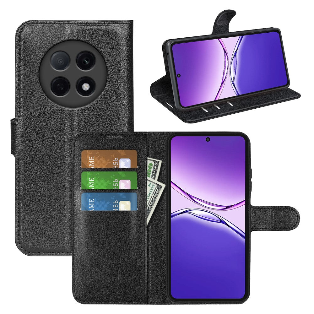 For Oppo F29 Pro 5G Case Litchi Texture Shockproof Leather Wallet Phone Cover