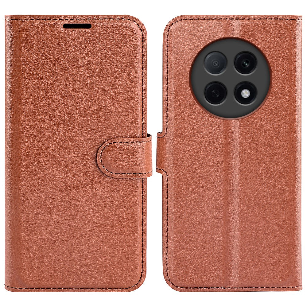 For Oppo F29 Pro 5G Case Litchi Texture Shockproof Leather Wallet Phone Cover